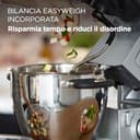 Kenwood Cooking Chef XL KCL95.424SI, Impastatrice Planetaria con Frusta K, Frullatore, Robot da Cucina, Gancio per Impasti, Display LCD, Bilancia Integrata, Ciotola Acciaio Inox 6,7L, 1500W, Argento - 3