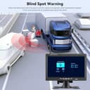 GOHHDL Telecamera Retromarcia Senza Fili da 7 Pollici 1080P HD Monitor, Telecamera di Backup Auto con IP68 Impermeabile, BSD, Visione Notturna per 12V-36V Camion Camper Furgoni - 6