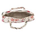 Walfront Borsa Organizer per Lavoro a Maglia per Ferri e Gomitoli Squisita Pratica Ideale per Riporre i Ferri e Gli Accessori per il Cucito Jacquard Rosa - 4