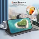 BLOTECH Portafoglio Flip per Realme GT Neo6 Custodia Flip Case Libro in Pelle, Flip Cover, TPU Silicone, Funzione Supporto Magnetica,Motivi floreali colorati per Realme GT Neo6 - 8