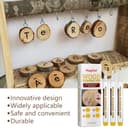 Rotulador de madera para quemar, Marcador de marca de madera, lápiz de dibujo para pintura de madera, Rotulador para carpintería, Marcador de Quemado Multifuncional, Rotuladores de madera para niños - 2