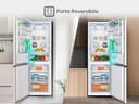 Hisense RB390N4AWE Frigorifero Combinato a libera installazione,Total No frost con ventilazione multiflow, Colore Bianco, Altezza 186 cm, capacità netta 302 L - 5