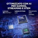 Lenovo Legion 7 Gaming Laptop - Display OLED WQXGA 16" 240Hz, Nvidia GeForce RTX 5070 8GB, Intel Core Ultra 9 275HX, RAM 32GB, SSD 2T, Windows 11 Home, Tastiera RGB italiana - Glacier White - 5