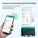Hume Body Check Körperfettwaage mit 8 Frequenzsensoren, Personenwaage mit Körperfett, Smart Waage mit App Für Körperfett, Muskelmasse, Bmi,28 Wichtige Kennzahlen Zur Körperzusammensetzung, Unterstützu - 9