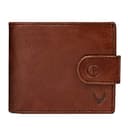 PELLE TORO All-in-One Handmade Mens Wallet, RFID Blocking, Coin Pocket, Fine Leather Card Wallet with 8 Slots and Zip Section, in Wooden Gift Box, Cocoa Brown - 1