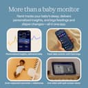 Nanit Sistema Smart Baby Monitor con supporto da pavimento, video cristallino, notifiche in tempo reale, insight del sonno, schermo da 8 pollici, integrazione app e display da 8 pollici - 4