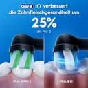 Oral-B iO Series 2 Elektrische Zahnbürste — Electric Toothbrush, Inkl. 1 Aufsteckbürste, Reise-Etui — 3 Putzmodi für Zahnpflege, GUT GETESTET (2,2) von STIFTUNG WARENTEST, Designed by Braun, Schwarz - 7