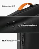 tomtoc 360° Laptoptasche für 15-Zoll MacBook Air M4/A3241 M3/A3114 M2/A2941, 15'' MacBook Pro A1990 A1707, 15'' Microsoft Surface Laptop 7th/6/5, Wasserabweisend Notebooktasche für Tägliches Pendeln - 7
