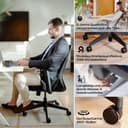 VALKENSTOL M2 Bürostuhl Ergonomisch Testsieger mit Einstellbarer Armlehne ohne Kopfstütze für maximale Bewegungsfreiheit, Rückenfreundliche Bürostühle, Schreibtischstuhl für Büro und Home Office Chair - 6