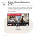 LG 27U731SA-W - Smart Monitor 27", Panel IPS, UHD (3840 x 2160), 60Hz, 5ms (GtG), WebOS 24, DCI-P3 90%, Ajuste en Inclinación (Eje Horizontal), Blanco - 3