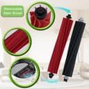 AiLomey Zubehör für Roborock S8 / S8 +, Ersatzteile für Roborock S8 Pro Ultra, 2 Hauptbürste, 4 Wischtücher, 4 Filter, 4 Seitenbürsten - 5