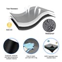 Zettum Funda para Barbacoa de 165 cm – 7131 para Parrilla Weber Genesis 400 Series 4 quemadores, Resistente e Impermeable, Cubierta de Poliuretano para Weber Genesis E435, E410, E440 (165x63x113cm) - 9