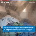 Bosch WGB24402IT Serie 8 Lavatrice smart a carica frontale, 9 kg, 1400 giri, Efficienza energetica A -50%, motore inverter con 10 anni di garanzia, riduce le pieghe, Bianco, 60 Cm - 6