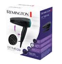 Remington Asciugacapelli 2000W - Pieghevole e Potente - Asciugacapelli da Viaggio, Bacchetta e Diffusore per styling, 2 livelli di riscaldamento e ventola, On The Go D1500 - 9