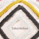 YULUOSHA Dekorative Boho werfen Kissenbezüge weichen Plüsch Couch Kissenbezüge für Haus Lumbal gewebt natürliche Beige Kissen Fall texturierte gestreift gewebt (E, 45x45cm) - 4