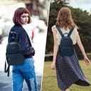 LOVEVOOK Kleiner Rucksack Damen Klein Cityrucksack Handtasche 2 in 1 Wasserdicht Tagesrucksack Mini Backpack Women Elegant Casual Daypack für Reise Freizeit Einkauf Arbeit - 2