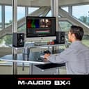 M-AUDIO BX4 - Casse attive Monitor da Studio per PC Amplificate 120 W 4,5" da Scrivania per gaming, produzione musicale, streaming e podcast (coppia) - 14