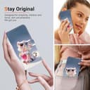 BLOTECH Glossy Surface Wallet for OPPO Realme GT Neo6 Sparkle Glitter PU Leather Cover with Soda-drinking tiger cub Pattern Cute Phone Pocket for Women Girls Phone Protective Flip Case - 7