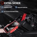 EAFC Booster Avviamento Auto 2000A 12V Avviatore Portatile Batteria Auto/Moto (6.0L Benzina/4.0L Diesel) con LED, Cavi Intelligenti & Protezione Anti-Sovraccarico Compatibile SUV/Camion/Trattori - 6