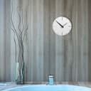 CalleaDesign Orologio da Parete Moderno Alluminio 36 cm - Exacto Made in Italy - Design Artigianale in Legno con Meccanismo Tedesco Silenzioso - 3