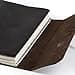 Diario in pelle fatta a mano, diario per scrivere o scrivere diario giornaliero rilegato per uomini e donne in carta sfoderata media (8 x 6, Black) - 5