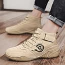 Generisch Scarpe sportive da corsa da uomo, per allenamento di test, alta ammortizzazione, forte capacità di rimbalzo, antiscivolo e resistenti, cachi, 41 EU - 2