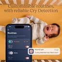 Nanit Sound and Light Smart Baby Night Light and Sound Machine | Audio Monitor | Cry Detection Alert Feature | OK to Wake Alarm Clock for Kids | Temp & Humidity Tracking | Rechargeable Battery | WiFi - 8