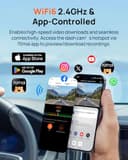 70mai A800SE Dash Cam Car Front Rear 4K UHD+1080P with GPS WiFi, Dual Car Camera with, F1.55 Aperture HDR, Night Vision, ADAS, 3 "IPS, 24/7 Parking Monitoring, Supports 512 GB Max - 9