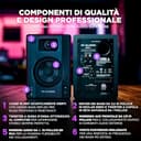 M-AUDIO BX4 - Casse attive Monitor da Studio per PC Amplificate 120 W 4,5" da Scrivania per gaming, produzione musicale, streaming e podcast (coppia) - 3