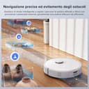 roborock Qrevo Edge S5A Robot Aspirapolvere e Lavapavimenti 18.500 Pa, zero grovigli, spazzola principale DuoDivide, spazzola laterale FlexiArm e Mocio, lavaggio ad acqua calda e autopulizia (Bianco) - 6
