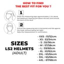 LS2, Casco de moto modular ADVANT X CARBON Gloss Carbon, XL - 7