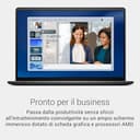 Dell 16 Laptop DC16255 16" 2K (1920x1200) Display, AMD Ryzen 7 250, AMD Radeon Grafica, 16GB DDR5 RAM, 1TB SSD, Windows 11 Home, Tastiera QWERTY IT Retroilluminata, Carbon Black - 3