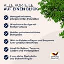 Casaria® Lounge Tavolo da Giardino Set Polyrattan Mobili da Esterno 4 Persone Incl. Cuscini Gruppo di Seduta Terrazza Balcone Salottino Outdoor - 8