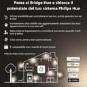 Philips Hue Milliskin White Ambiance, Faretto ad incasso Smart LED, (400 lm / 70 mm), Rotondo, Compatibile con Amazon Alexa (Echo, Echo Dot), Bianco, Nuova Generazione, Confezione da 3 - 6