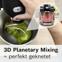 Bosch Küchenmaschine Serie 6, 7 Automatikprogramme, integr. Waage, 5,5l Schüssel, Durchlaufschnitzler, Scheiben, Knethaken/Rührbesen/Silikonbesen, spülmaschinenfest, 1600 W, silber/schwarz, MUMS6ZS13D - 7