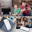 ivoler Tasche für PlayStation Portal Remote Player mit Ladefunktion, [2X Panzerglas] Stoßfeste Hard Shell Tragetasche, Schutzhülle & Zubehör-Set für PS Portal, Weiß - 7