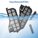 XZMCAT 2× Filtros de Agua & 2× Cepillos de Limpieza Compatibles con Roborock S8 Pro Ultra / S8 MaxV Ultra / S8 – Accesorios Roborock, Repuestos, Kit de Filtros para Estación de Lavado - 3