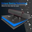 Zettum Funda para Barbacoa de 76 cm – 7105 para Parrilla de Gas Weber Spirit 210, Resistente e Impermeable, Cubierta para Parrilla Weber Spirit E-210 con bandejas Laterales Plegables (76x66x109cm) - 6