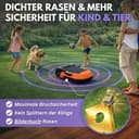 Filzada® 45x Mähroboter Messer geeignet für Worx Landroid inkl. Schrauben - Ultra scharfe Landroid Ersatzmesser - Passend für Worx, Einhell, M500 Plus, M700, LX790, 550, 1200 LCD UVM - 5