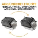 Ferplast Trasportino per Cani di Taglia Media Atlas 50, Box per Trasporto Cani, Porta in Acciaio plasticato, Sistema di Chiusura di Sicurezza, Griglie per l'aerazione, 55,5 x 81 x h 60 cm. - 3