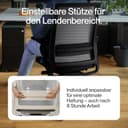 ofinto Active Bürostuhl Weiß TESTSIEGER | Ergonomischer Schreibtischstuhl mit Sitzkippfunktion & adaptiver Lordosenstütze | Vollständig anpassbarer Office Chair für perfekte Sitzposition | Drehstuhl - 5