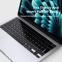 EooCoo Keyboard Cover Compatible for 2026 2025-2022 MacBook Air M5 M4 M3 M2 13.6" / 15", 2026-2021 MacBook Pro M5/M4/M3/M2/M1 Pro/Max 14"/Pro 16", UK/EU Mac Layout Ultra Thin Protector Skin, TPU Clear - 6