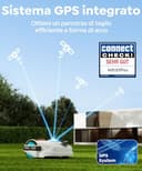 YARDCARE M800Plus Robot Tagliaerba Senza Filo Perimetrale, 800 m², Posizionamento GPS + Visione AI, Robot Tosaerba, Modalità di Taglio a U, Rilevamento di 150 Ostacoli, Ricarica Automatica, App - 2