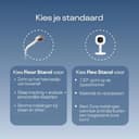 Nanit Flex-Ständer für Nanit Pro Babyphone - Baby Kamera Zubehör mit Ladeanschluss, Kabel - Babymonitor - Weiß (Kamera Nicht enthalten) - 5