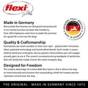 Flexi Giant Professional - Guinzaglio avvolgibile a fettuccia, Per cani fino a massimo 50 kg, Nero/Neon, L - 10m - 11