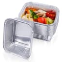 Mamatura Cuencos de aluminio pequeños [parrillas de gas Napoleon] 25 bandejas de goteo de aluminio Napoleon, bandejas para recoger la grasa, tazas de gas, accesorios para barbacoa de Napoleon, - 1