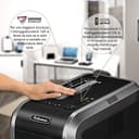Fellowes 4613001 Distruggidocumenti Powershred 125i, a Strisce, Nero/Silver - 4