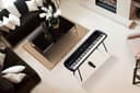 Korg - SP-280BK Weighted Hammer Action 88-Key Digital Piano with Stand - Black - 3