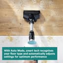 Bosch Unlimited 7 Aqua BCS71HYGGB Cordless Vacuum cleaner with additional 2in1 Vacuum and Mop head, Flex Tube, Interchangeable 18 V Battery, 40 minutes run time - White - 6
