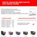 Laptop-Hülle für Lenovo ThinkPad X1 Carbon Gen 9 X1 Carbon Gen12/10/Gen11 X1 Yoga Gen 8 7 6case2023 All-Inclusive-Schutzhülle 14 Zoll (35,6 cm), PU-Leder, Innentasche (Dunkelgrau) - 3